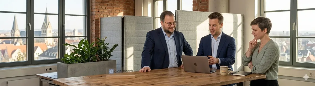 Das Team von digitalreach im Denkwerk Herford